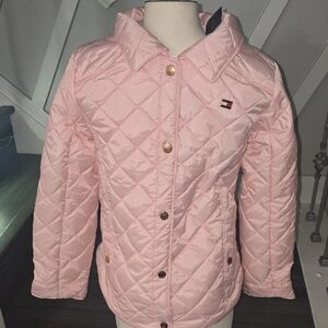 Tommy Hilfiger Kids Pink Quilted Jacket